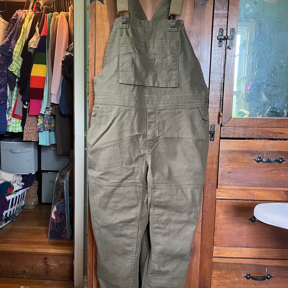 Olive Green Overalls